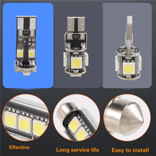 27Pcs White In-Car Led Light Kit For - E-Class W211 2002-2008 1