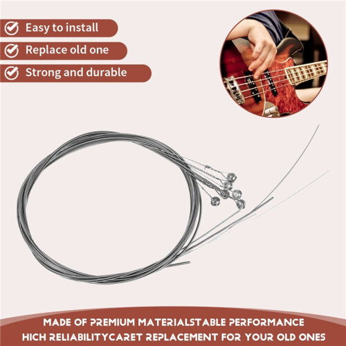 6Pcs 150Xl/.009In Electric Guitar Amp Strings Set for 2