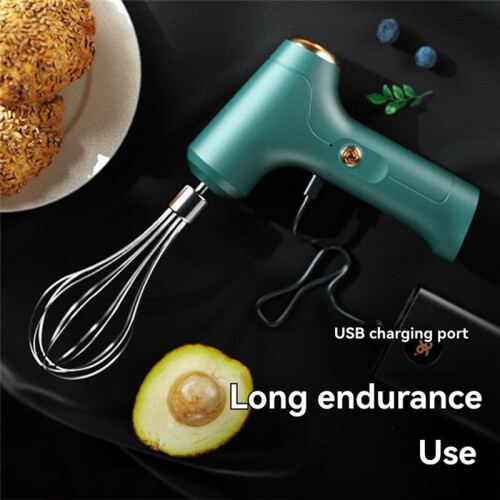 Home Baking Wireless Handheld Electric Egg Beater Whipping Cream Stirring Kitchen Baking Gadgets B 2