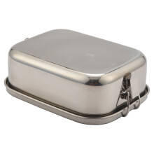 Stainless Steel Lunch Food Container with Lock Clips and Leakproof Design, 800ML Bento Boxes Lunch Container for Kids or Adults-Dishwasher Safe -