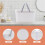 Plastic Hand Basket Bathroom Storage Baskets with Handle Household Storage Tools Large Capacity 5