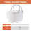 Plastic Hand Basket Bathroom Storage Baskets with Handle Household Storage Tools Large Capacity 7