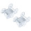 2-Pack Princess Carriage Cupcake Stand Holder Display 7