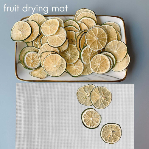 10Pcs Premium Non Stick Silicone Dehydrator Sheets for Fruit Dryer Mesh 37x29cm