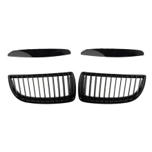 Car Front Bumper Grille Single  Grille Grille Modified Grille for  3 Series E90 E91 2005-2009