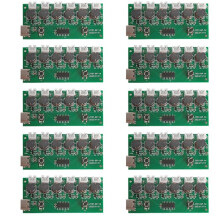 Six-Spray Humidifier Module, Atomizer Control Board, USB Interface, Atomizer Driver Circuit Board 10 Pieces