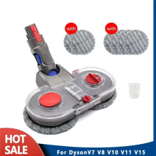 Elektrisches Wischkopf-Set für V7 V8 V10 V11 V15 Staubsaugerteile, Wischaufsatz mit Wasserbehälter-Reinigung