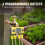 4-Zone Garden Water Timer Programmable Drip Irrigation Controller Imperial Threaded Tnterface Rain Delay Timed Watering 8
