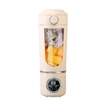 Portable Juice Maker Blender for Shakes Smoothies 700ML 12-Blades Fast Mixing 2 in 1 Blender Personal Juicer 7.4V D