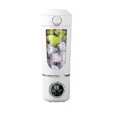 Portable Juice Maker Blender for Shakes Smoothies 700ML 12-Blades Fast Mixing 2 in 1 Blender Personal Juicer 7.4V A
