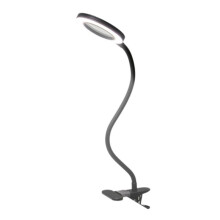 LED Magnifying Glass Desk Lamp 8X Magnification 3 Color Modes Adjustable Swivel Arm Lighted Clamp for Repair Work