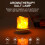 Aroma Diffuser Crystal Salt Stone Night Light Mist Humidifier USB Essential Oil Diffuser Humidifier for Car Home Black 5