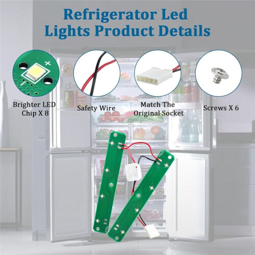 W11042554 Refrigerators LED Light Module, Board Compatible with Whirl-Pool A-, Refrigerator LED Module 2