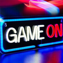 GAME ZONE Led Lighting for Wall Decor for Game Room Decor Teen Room Ambient Decorative Light USB Powered Style:GAME ZONE