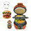 Orange Multifunctional Hamburger Maker Bread Machine Home Breakfast Machine Toasting Electric Pancake Maker EU Plug 2
