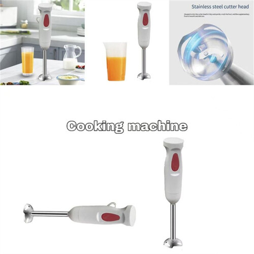 Handheld Stainless Steel Electric Food Processor Blender Food Processor Stick Multi-Function Meat Grinder Mixer EU Plug