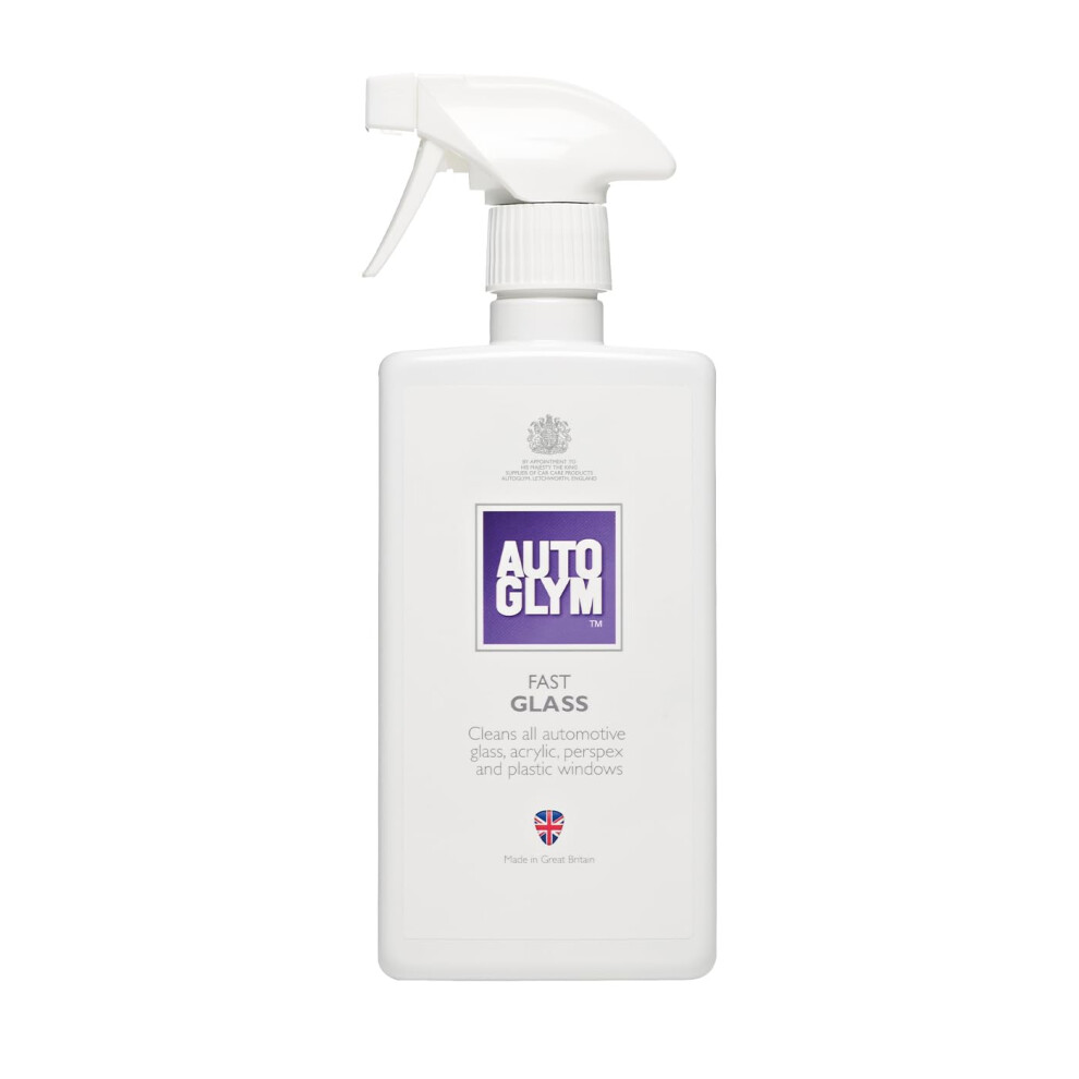 Autoglym Fast Glass, 500Ml - Streak Free Car Cleaner For Windscreen, Windshield, Window Cleaning, Mirrors And More