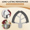 Flex- Paddle Attachment for  4.5-5 QT Tilt- Stand Mixer Replacement Silicone Beater Bowl Scraper Blade 5