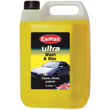 CarPlan POL102 Car Wash Shampoo and Wax Protective Layer 5L Ph Neutral 5 Litre Detailing Cleaner Care Vehicle Cleaning Soap - Remove Dirt Road Grime