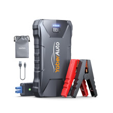 YaberAuto Jump Starter Power Pack, 13800mAh Portable Car Battery Booster for 5.5L Diesel or 7L Petrol Engines, Car Jump Starter Power Bank with Jump