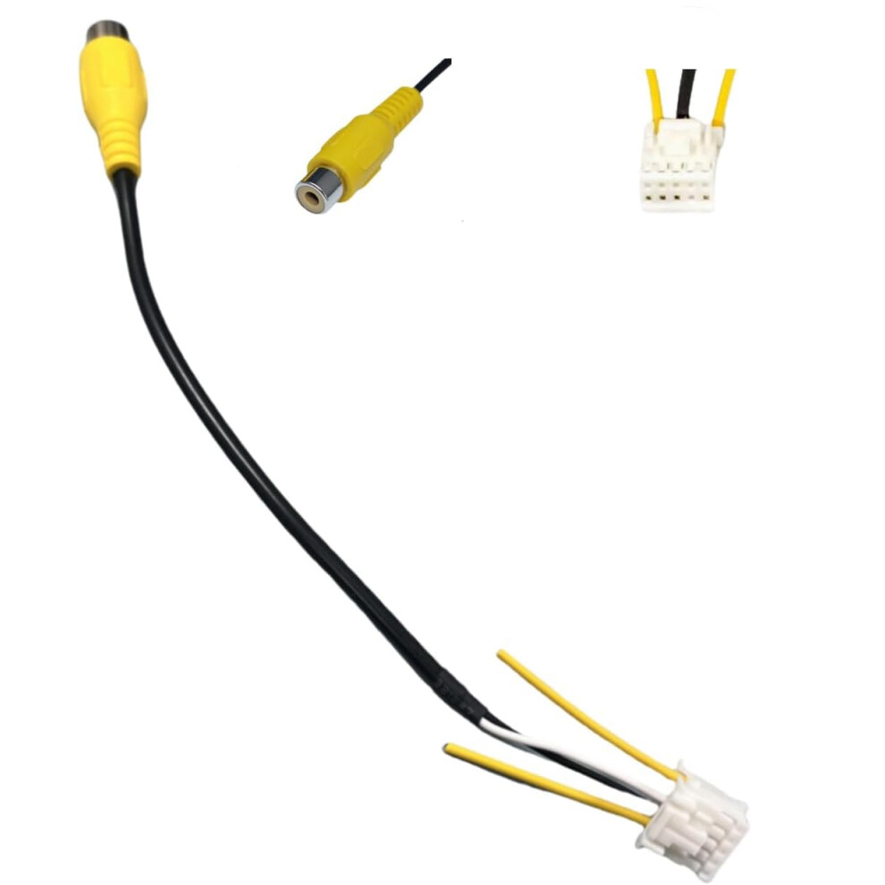 Epronic 10 Pin Rca Rear View Camera Adapter Wiring Harness For Android Car Radio Stereo Backup Camera Video Input Cable 8000003742381