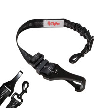 TinyPaw Dog Seat Belt Car safety Harness Restraint, Durable with Anti Shock Bungee Buffer& Isofix & Latch for Dogs Car Travel, Heavy Duty & Dogs