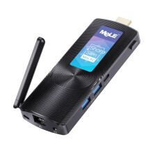 MeLE PCG02 Fanless Mini PC Stick, Celeron N4000 4GB 128GB with Windows 11 Home Micro Desktop Computer, HDMI USB3.0 Wi-Fi Gigabit Ethernet Portable SFF