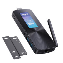 MeLE PCG02 Fanless Mini PC Stick, N100 8GB 256GB, Ultra-Slim Micro Computer Desktop Support HDMI & USB-C Display Wi-Fi Gigabit Ethernet BT5.1 on