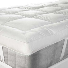 GMTEXTILES II II HOTEL QUALITY(Microlite) MICRO FIBER MATTRESS TOPPER THICK 5 CM, BOX STITCHED IN, ANTI ALLERGENIC Double(137X190cm)