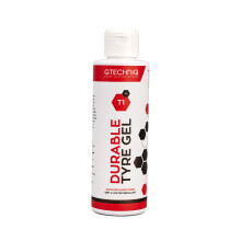 Gtechniq T1 Durable Tyre Gel for Car Tyre Shine, Car Wheel Cleaner Repels Water, Dirt and Grime, Restores Tyre Black Finish, Anti-Sling Formula, 100%