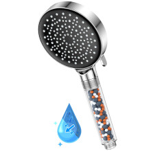 YEAUPE Filtered Shower Head with Handheld - 6 Modes,High Pressure,Remove Chlorine Reduces Dry Skin Improve Hair,Water Softener for Hard Water,Powerful