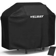 Velway Barbecue Cover Waterproof Grill Cover Heavy Duty 210D Oxford Fabric Outdoor BBQ Cover UV protection Dust-Proof Windproof Weatherproof Durable