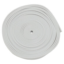 Andes Universal Caravan/Motorhome Awning Rail Protector Strip, 12m x 30mm, White, Prevents Black Streaks