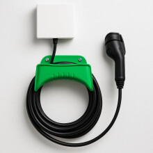 EV Electric Car Charging Cable Holder Hanger Wall Mounted Storage Hose Pipe Reel Wall Mount Outdoor Use Car Charge Cable Tidy