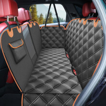 KYG Dog Hammock for Car Back Seats with Side Protection and Mesh Visual Window, Durable Scratch Proof and Waterproof Pet Seat Cover for