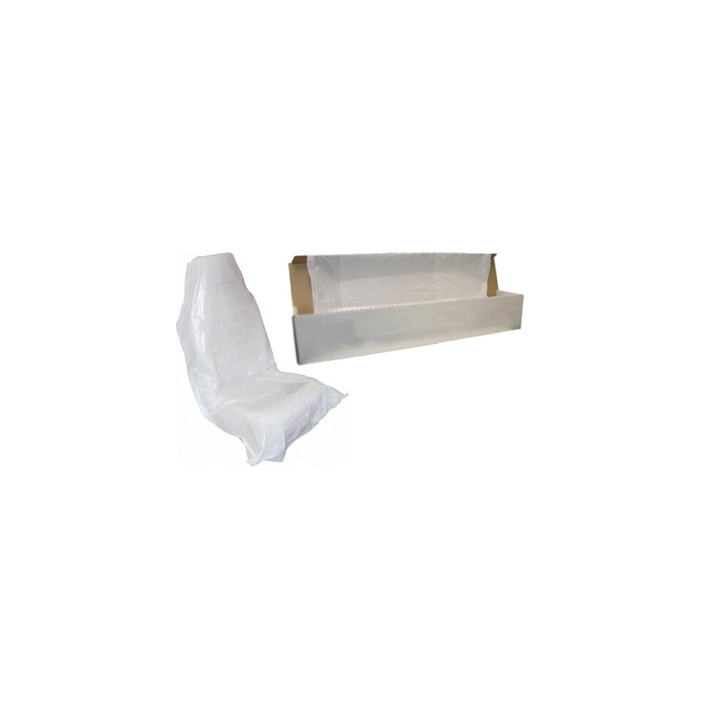 Fastcar 100 X Disposable Plastic Car Seat Covers 8000003743012