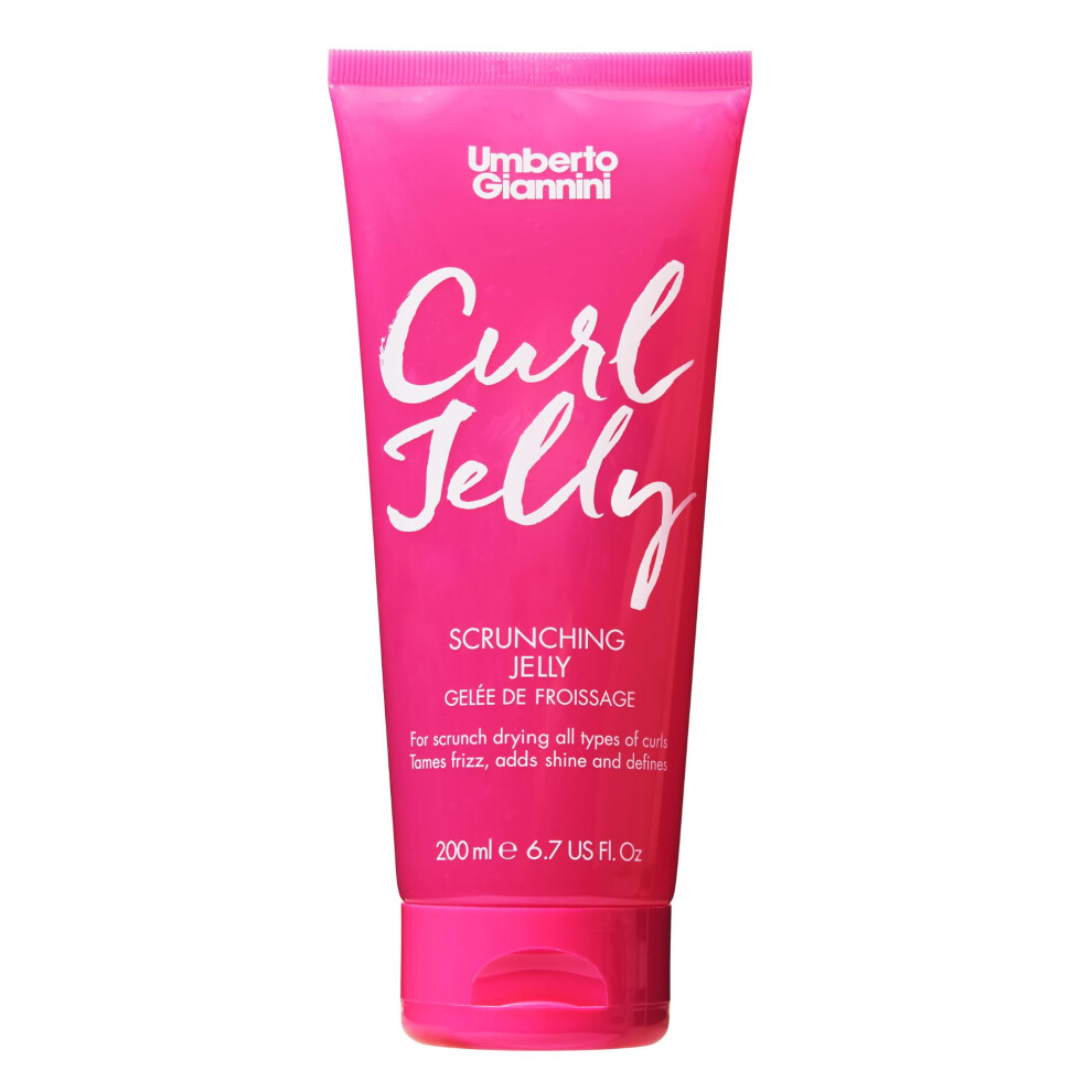 Umberto Giannini Curl Jelly Scrunching Jelly, Vegan & Cruelty Free Frizz Styling Curl Control Hair Gel For Curly Or Wavy Hair