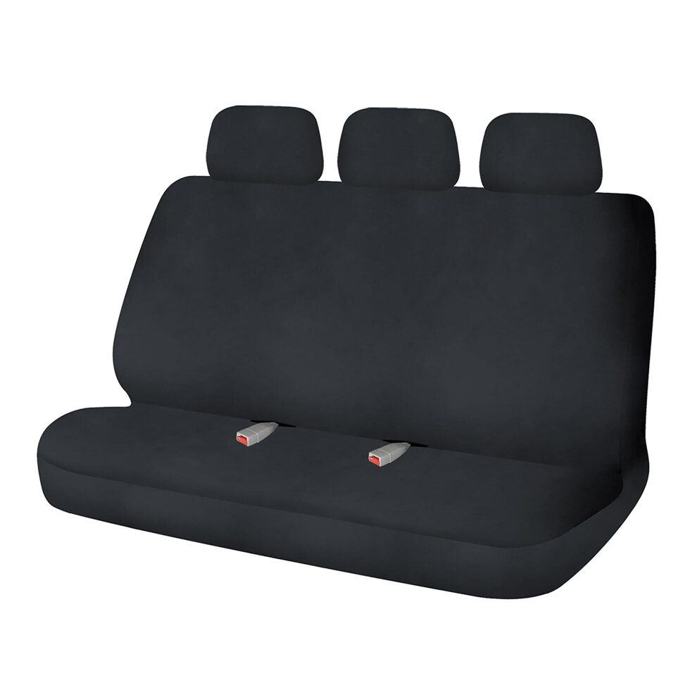 Sakura Car And Van Rear Seat Protector - 1 Waterproof Hard Wearing Cover In - Universal Easy Fit - Wipe Clean Black 5051226138881