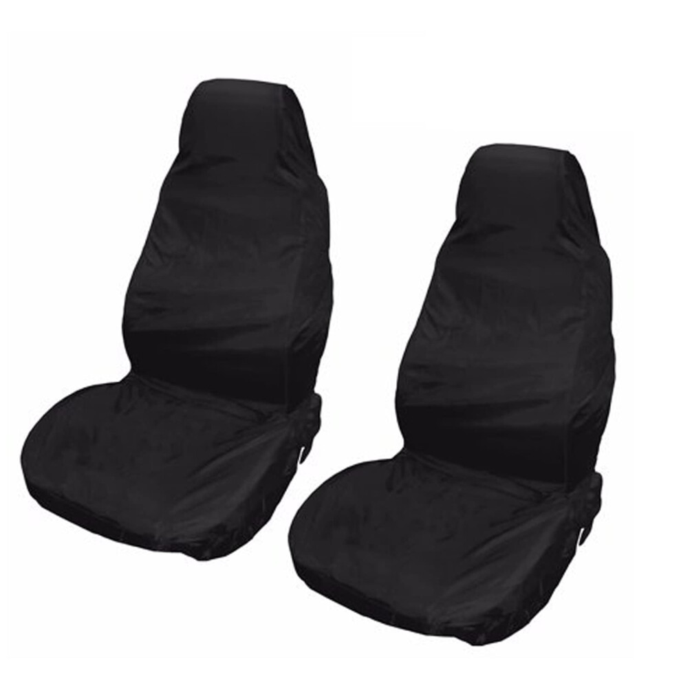Cicmod Car Seat Cover Universal Waterproof Seat Protector Pack Of 2 Black 8000003742435