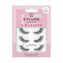 Eylure LONDON 3/4 LENGTH 008 (Glue Included) (packaging may vary)