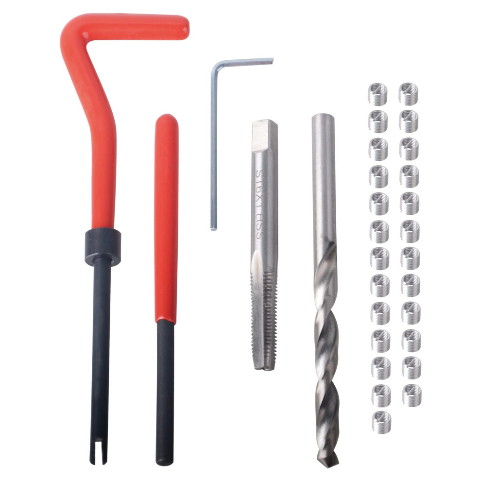 Dayuan Thread Repair Kit M6x1.0mm Helicoil Restoring Thread Repair Tools Wire Insert Kit Compatible Hand Tool Set For Auto Repairing 8000003744545