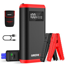 GREPRO Jump Starter Power Pack (up to 9.0L Gas, 7.0L Diesel), Car Battery Booster Jump Starter and Jump Pack for 12V Vehicles, Motorcycle, Battery