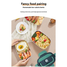 1.5 L Electric Lunch Box Food Warmer Portable Food Heater for Car or Home Leak Proof Lunch Heating Microwave EU Plug