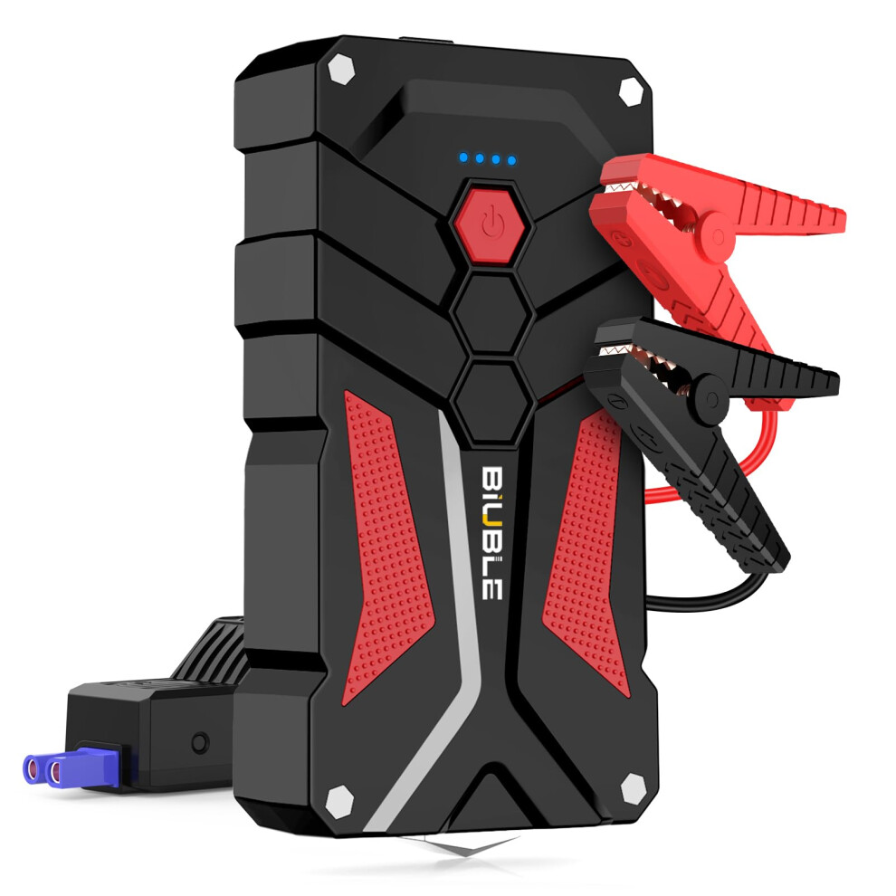 Biuble Jump Starter 5000A Car Battery Booster Jump Starter 12V Portable Power Pack (Up To 9.0L Gas Or 8.5L Diesel Engine), Car Starter Power Bank With 8000003744231
