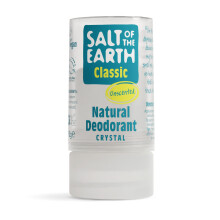 Salt of the Earth - Natural Deodorant Crystal Classic - Effective Crystal Deodorant, Fragrance Free, Vegan, cruelty Free - Suitable for Women, Men,