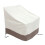 Pacote com 4 Capas para Cadeiras de Pátio Adirondack 31x33x36 Polegadas Capas para Cadeiras de Pátio Externas Resistentes 420D, Gramado Externo À 4