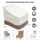 Pacote com 4 Capas para Cadeiras de Pátio Adirondack 31x33x36 Polegadas Capas para Cadeiras de Pátio Externas Resistentes 420D, Gramado Externo À 5