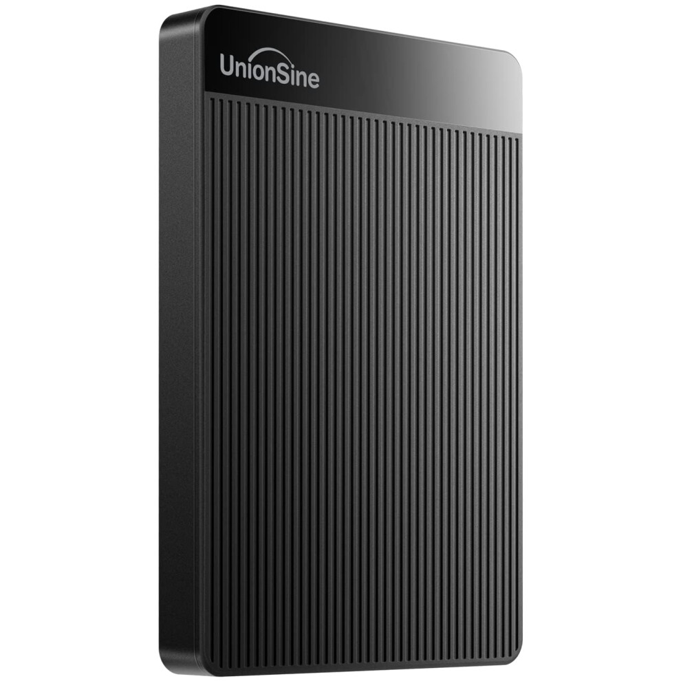 Unionsine Hd2510 500Gb Usb 3.0 Ultra Slim Portable External Hard Drive Hdd Compatible With Pc, Mac, Laptop, Xbox, Xbox One, Ps4 (Black) Black 8000003748529
