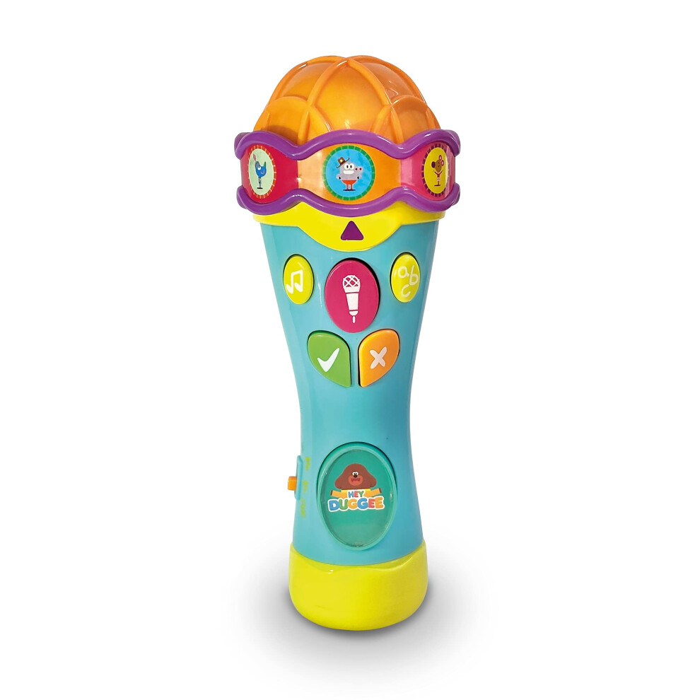Hey Duggee Toys Hd23 Microphone Toy For Kids-Helps Child Development, Learning, Observation, Listening Skills-Features Quiz Time And Sing-Along Modes,