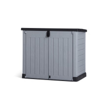 Keter Store It Out Pro Outdoor Garden Furniture Storage Shed Grey| Fade Free | All Weather Resistant | Safe and Secure | Zero Maintenance | 5 year